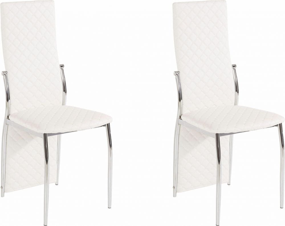 Danish Style Jedálenská stolička Willi (Súprava 2 ks), biela